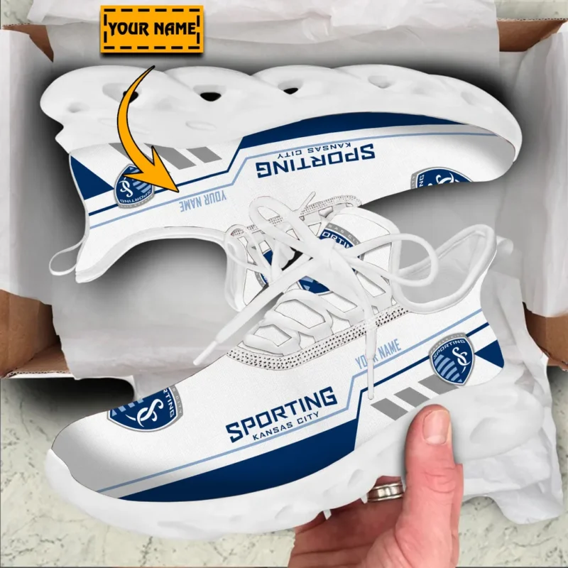 Soccer Team Max Soul Shoes, Exclusive Logo Sneakers For Fans PTS000MLS082025SKC1 - White - Image 2