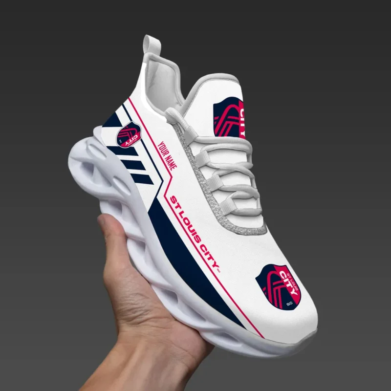 Soccer Team Max Soul Shoes, Exclusive Logo Sneakers For Fans PTS000MLS082025SLC1 - White - Image 3