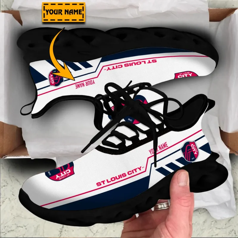 Soccer Team Max Soul Shoes, Exclusive Logo Sneakers For Fans PTS000MLS082025SLC1 - Black - Image 2