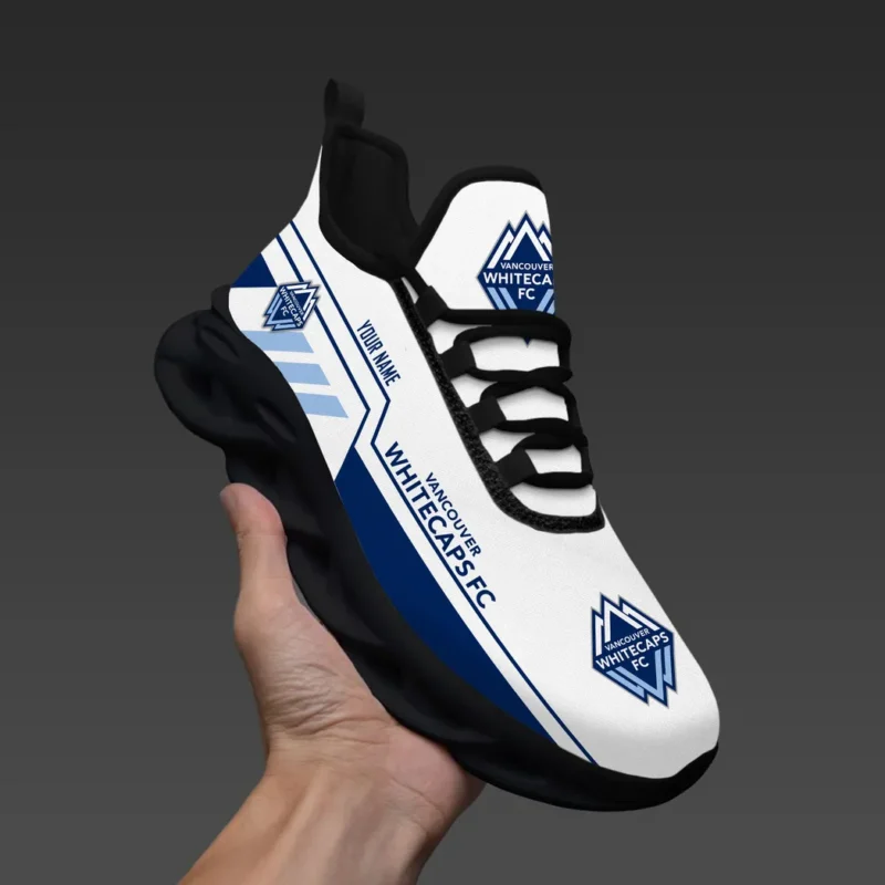 Soccer Club Max Soul Shoes, Exclusive Logo Sneakers For Fans PTS000MLS082025VWFC1 - Black - Image 3