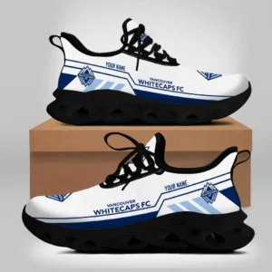 Soccer Club Max Soul Shoes, Exclusive Logo Sneakers For Fans PTS000MLS082025VWFC1 - Black