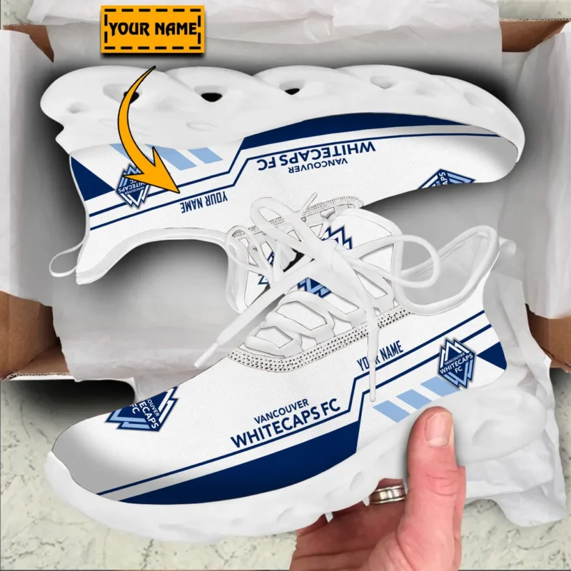 Soccer Club Max Soul Shoes, Exclusive Logo Sneakers For Fans PTS000MLS082025VWFC1 - White - Image 2
